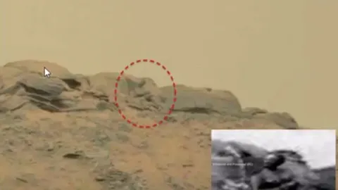 ฮือฮา!! สื่อตามล่าหา UFO ชี้ให้ดู เจอหินเหมือนพระพุทธรูปบนดาวอังคารอีกแล้ว