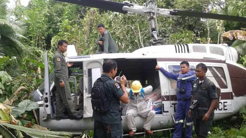 ด่วน! ฮ.ตำรวจ จอดฉุกเฉินที่ตาก ไม่มีรายงานเจ็บ-ตาย