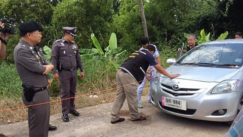 ตร.เร่งควานหาตัวคนร้าย ถล่มเอ็ม 16 เก๋งน้องชาย "องอาจ"