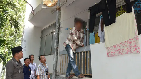 รวบหนุ่มโรคจิต ลักชุดชั้นในแฟลต รพ.ชัยบาดาล สำเร็จความใคร่