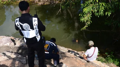 คุณตาวัย74 รับจ้างตัดกิ่งไม้ เป็นลมตกลำตะคองดับ ขณะนำเศษไม้ไปทิ้ง