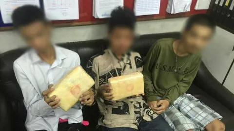 ตร.ดินแดง รวบ 3 โจ๋ ลอบขนยาบ้า 2 หมื่นเม็ด เตรียมส่งขายใต้