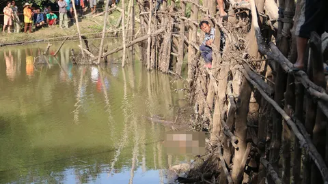 หนุ่มใหญ่พลัดตกลำน้ำห้วยทับทัน จมหาย 3 วัน ศพโผล่ 