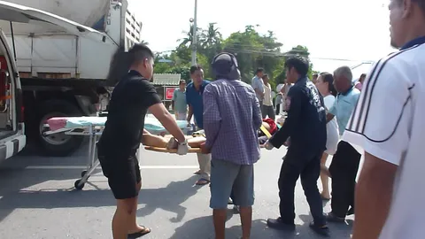 ชนแล้วหนี! รถ 6 ล้อ ทับนักเรียนตาย 1 สาหัส 2 ตร.เร่งวิทยุสกัดจับ