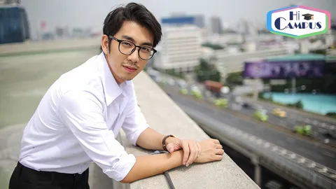 หล่อทะลุแว่น! 'ณัฏฐ์ กิจจริต' หนุ่มเซอร์หน้าใส ว่าที่สถาปนิกแห่ง ม.เอแบค 