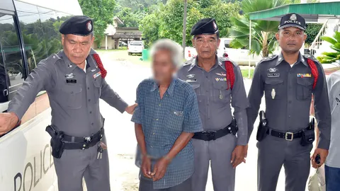 เฒ่ามือมีดฟันคอ อดีต ผช.ผญบ.พะโต๊ะ ดับ จนมุมยอมเข้ามอบตัว