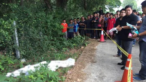 ฆ่าเปลือยสาวนิรนาม เชือกรัดคอ ทิ้งศพริมถนนที่มหาสารคาม