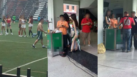 ผอ.แจง ศิษย์เก่ารู้เท่าไม่ถึงการณ์ หลังนร.โวยมีสาวเชียร์เบียร์ในโรงเรียน