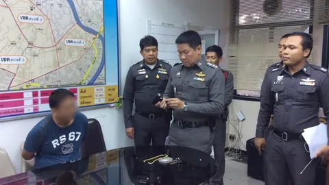 รวบหนุ่มลูกจ้าง กทม. ควงปืนปลอมจี้ชิงทองแม่ค้า หาเงินเสพยาบ้า