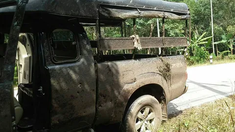 โจรใต้ลอบวางบึม ทหารพรานเจ็บ 6 นาย ที่อ.แว้ง