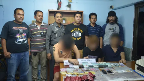 รวบ 3 โจ๋มาเลย์ ค้ายาที่สะเดา! ยัดเงินสด 1 แสนริงกิต แลกปล่อยตัว   