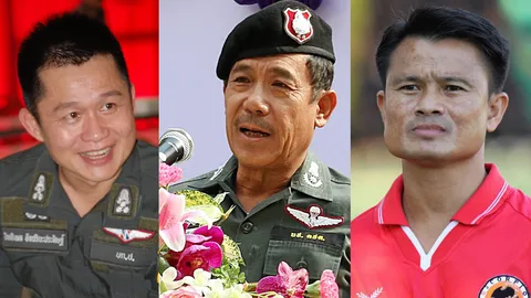 ยำตำรวจหั่นดอกไม้และกระบอง 22/11/58