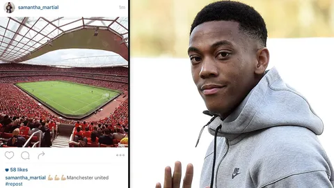 ปล่อยไก่! เมีย 'มาร์เชียล' โพสต์รังปืนเชียร์ผีแดง