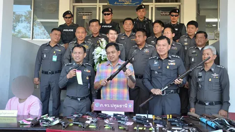 ผู้ว่าฯ ออกปากชม ตร.ปทุมธานีเก่ง! กวาดล้างอาชญากรรมจริงจัง เห็นผลชัดเจน