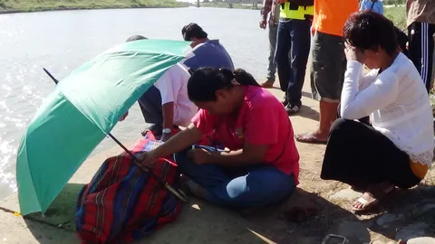 เก็บกระทงตกน้ำตาย! พบศพเด็ก ป.4 คว่ำหน้าอยู่ริมตลิ่งเจ้าพระยา  