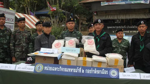 ทหารรวบชาวเขาลอบขนเฮโรอีน-ยาบ้า คาด่านสกัดแม่ฟ้าหลวง