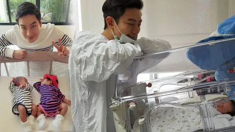 แลกด้วยน้ำตา! กว่าจะเป็น "คุณพ่อลูกแฝด" 'หมอโอ๊ค-สมิทธิ์' ยิ้มออกเพราะ "เค้าคือหัวใจของเรา"