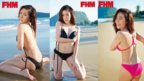 กลืนน้ำลายดังเอื๊อก! เปิดภาพเปลือยหวิวเด็ดสะระตี่ครั้งแรก 'กัสจัง' เล็กๆ สเปกเฮีย