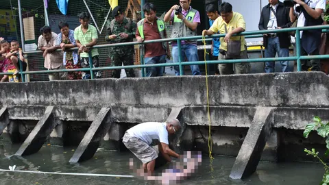 ศพสาวใหญ่โผล่คลองแสนแสบ คาดลมชักกำเริบจมน้ำดับ