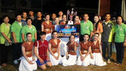 ไทยรัฐวิทยา 33 ชนะเลิศแข่งสงครามขยับขา 12 บวก คว้ารางวัลกว่า 3 แสน