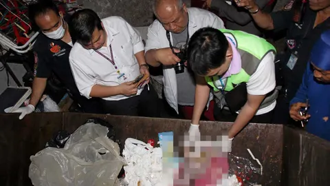 พบศพทารกแรกเกิด ถูกทิ้งถังขยะภายในห้างดังย่านรัชดา 