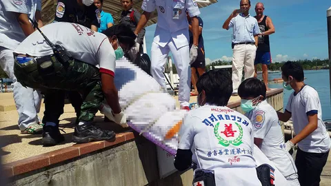 พบศพเฒ่ามะกัน ตายเดียวดายในเรือใบ จอดที่ท่าภูเก็ต