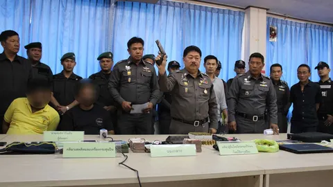 รวบแล้ว 'ไอ้ซัน' มือยิง ผช.ผู้จัดการสาวดับคาบ้าน ย่านบางบัวทอง