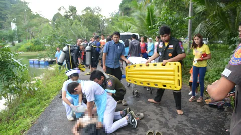  นร.ลูกเสือจมน้ำดับ! จากพังงามาเข้าค่ายกระบี่ ลงเล่นในสระลึก 7 ม.  