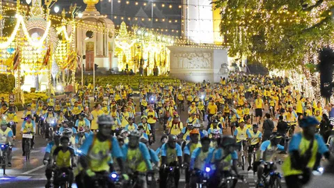 ปีติพระบรมฯ ทรงนำปั่นเพื่อพ่อ