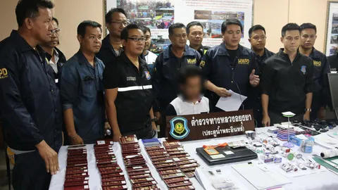 ตร.ทางหลวง บุกทลายแหล่งปลอมพาสปอร์ตขายให้ชาวกัมพูชา