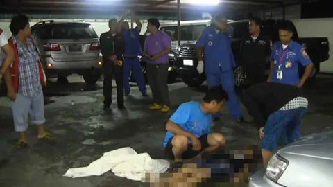 สลด!ลูกชาย ชาวมาเลย์ ตกตึก 6 ชั้น หาดใหญ่ ดับปริศนา คาที่