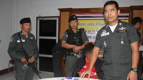 ตชด.327 รวบอาข่า เตรียมส่งยาบ้า 5 หมื่นเม็ด เชียงราย