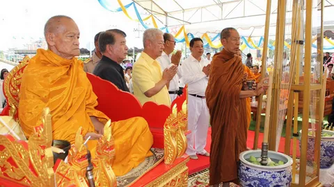 รพ.สมเด็จพระสังฆราชองค์ที่ 19 ทำพิธีมังคลาภิเษก พระรูปหล่อพระสังฆราช