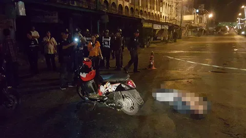 โจ๋เมืองเพชร ทะเลาะหนุ่มใหญ่ในผับ ตามประกบยิงดับคาถนน