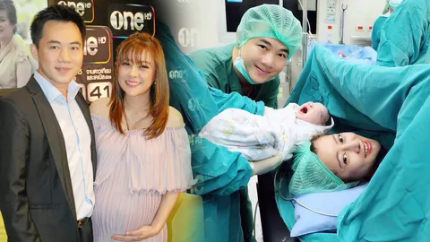'เอิร์น เดอะสตาร์' คลอดแล้ว 'น้องนะคะ' แข็งแรงดี คุณสามีสุดเห่อ 