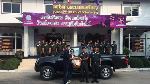 ตชด.ส่งคืนรถปิกอัพ ก่อนนำไปขายตปท.