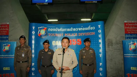 ปลัดท่องเที่ยว มอบนโยบาย ตร.ท่องเที่ยว ด้านความปลอดภัย เทศกาลปีใหม่