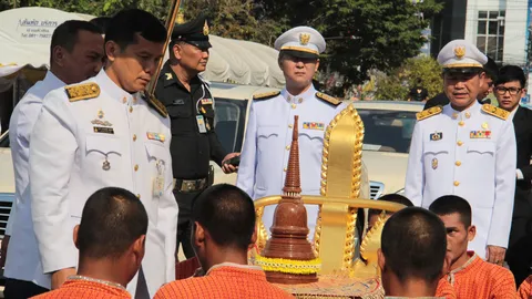 อัญเชิญพระอัฐิ 'พระสังฆราช' ประดิษฐานวัดเทวสังฆาราม กาญจนบุรี