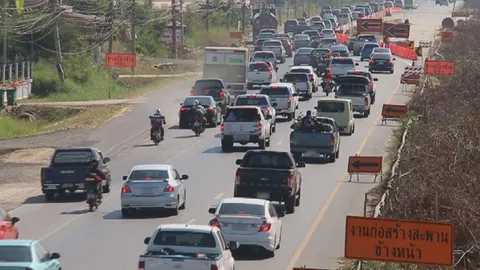 จราจรนครสวรรค์เข้ากรุง รถมากเคลื่อนช้า แนะวิ่งเลี่ยงเมือง สาย122