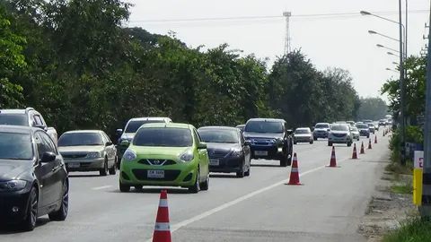 สายใต้ เพชรเกษมขาขึ้น ช่วงประจวบฯรถมาก ปิกอัพชน จร.กระเด็น 