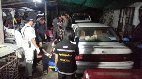 พบเก๋งคดีฆ่าเสี่ยรับจำนำรถศรีราชา ตร.คุมคนขับสอบ 