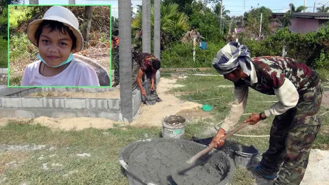 ทหารเร่งสร้างบ้านผู้ป่วย ในพระบรมราชานุเคราะห์ สมเด็จพระนางเจ้าสิริกิติ์ฯ