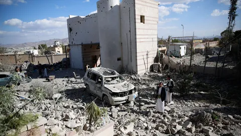 ฉะซาอุฯใช้ระเบิดพวงมะกันบึ้มเยเมน