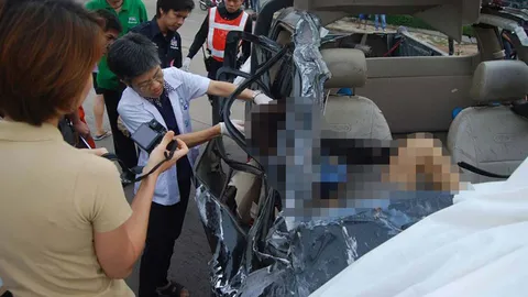 หนุ่มสาวขอนแก่นขับรถกลับจากเที่ยว พลิกคว่ำตาย 2 สาหัส 1