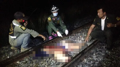 ยืนขวางรถไฟ! หญิงวัย 53 ถูกม้าเหล็กขยี้ร่างแหลก ตร.เชื่อฆ่าตัวตาย  