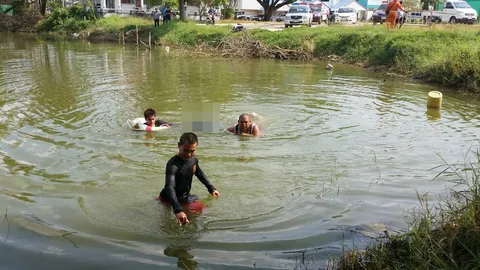 หนุ่มวัย 28 หลอนกลัวคนทำร้าย เดินลงหนองน้ำ จมดับ