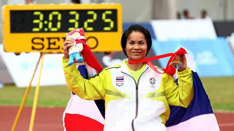 กรีฑาไทยเฮ! 2 ปอดเหล็กสาวซิวโควตาโอลิมปิก 2016