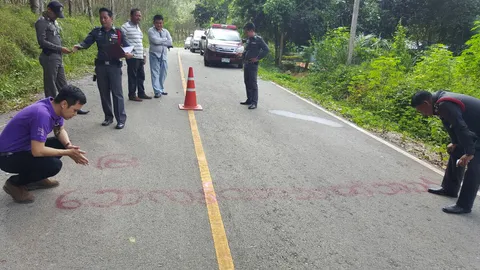 ป่วน! พ่นยาวี 'ต้อนรับ RKK' บนถนนสุราษฎร์ อีก 2 จุด เป็นภาษาพม่า