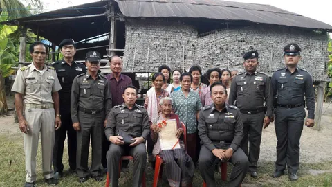 ตร.ใจดี ช่วยไถ่ที่คืน‘ยายอุ่น’ ยอดบริจาคสร้างบ้าน ทะลุ2แสน