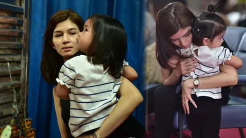 กำลังใจจากลูกคลายเศร้า แม่โบว์ อุ้ม น้องมะลิ คุยกับ พ่อปอ